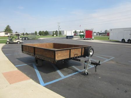 Used 2006 Homemade 7 x 10 1 Axle Tilt Trailer 2K / Spare Tire