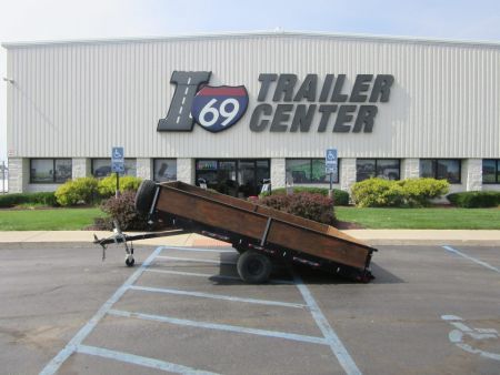 Used 2006 Homemade 7 x 10 1 Axle Tilt Trailer 2K / Spare Tire