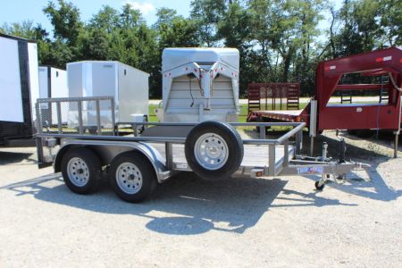 Used 2024 Texas Bragg 12' Utility Trailer