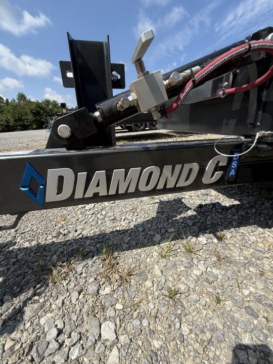 New 2027 Diamond C DSA 107 12’ Tilt Trailer, 7K GVWR, METAL FLOOR, BRAKES