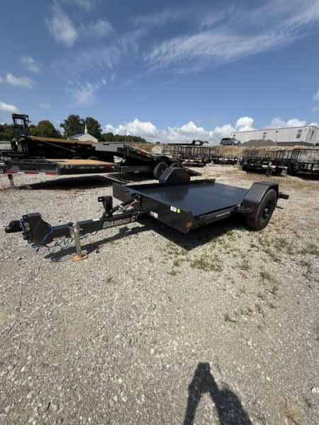 New 2027 Diamond C DSA 107 12’ Tilt Trailer, 7K GVWR, METAL FLOOR, BRAKES