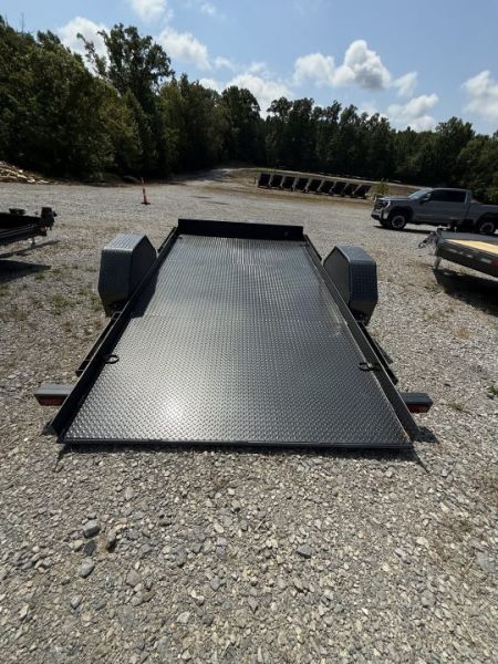 New 2027 Diamond C DSA 107 12’ Tilt Trailer, 7K GVWR, METAL FLOOR, BRAKES