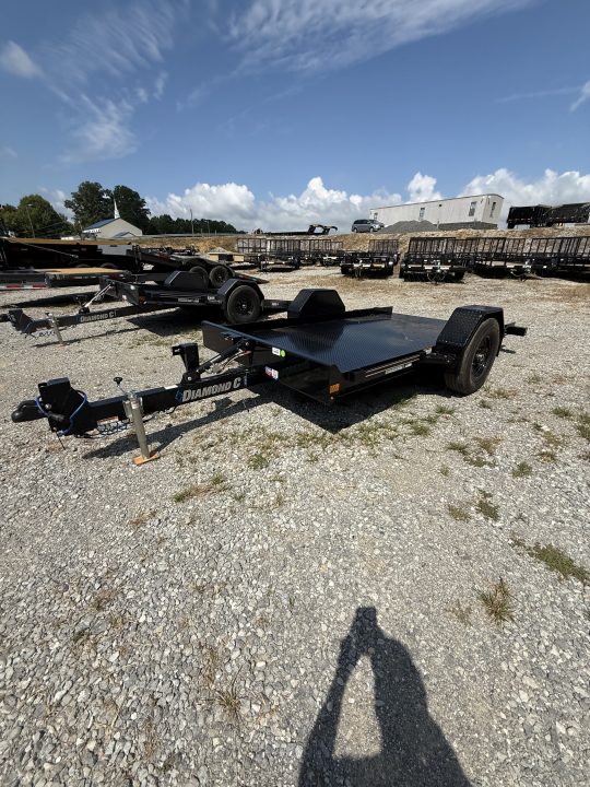 New 2027 Diamond C DSA 107 12’ Tilt Trailer, 7K GVWR, METAL FLOOR, BRAKES