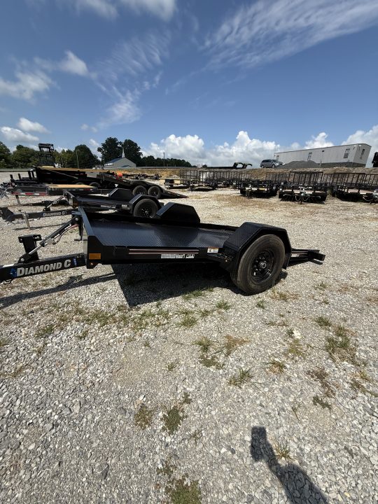 New 2027 Diamond C DSA 107 12’ Tilt Trailer, 7K GVWR, METAL FLOOR, BRAKES