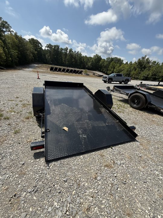 New 2027 Diamond C DSA 107 12’ Tilt Trailer, 7K GVWR, METAL FLOOR, BRAKES