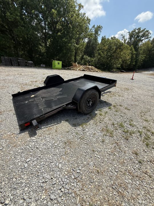 New 2027 Diamond C DSA 107 12’ Tilt Trailer, 7K GVWR, METAL FLOOR, BRAKES