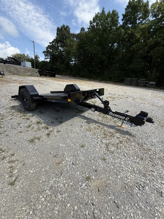 New 2027 Diamond C DSA 107 12’ Tilt Trailer, 7K GVWR, METAL FLOOR, BRAKES