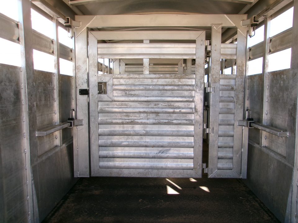 Used 2018 Elite Trailers 7x24 Stock Combo w/ Floating Gates