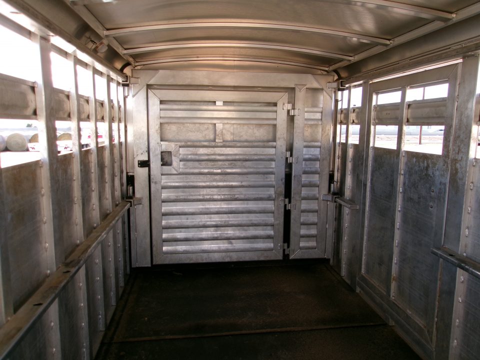 Used 2018 Elite Trailers 7x24 Stock Combo w/ Floating Gates