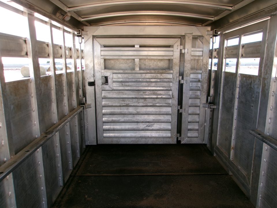 Used 2018 Elite Trailers 7x24 Stock Combo w/ Floating Gates
