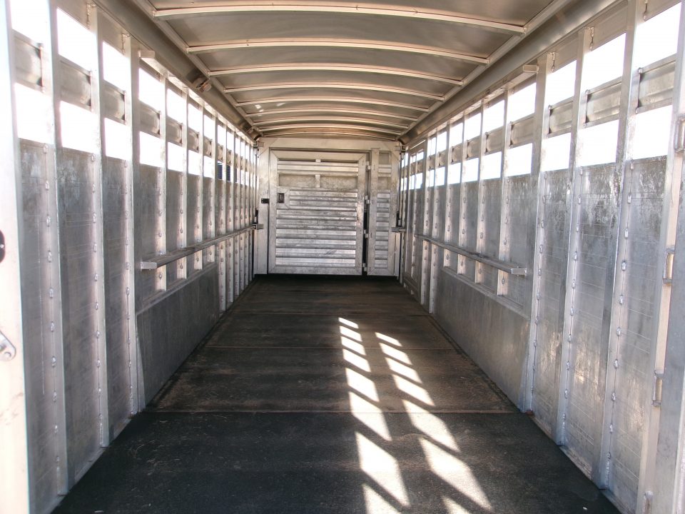 Used 2018 Elite Trailers 7x24 Stock Combo w/ Floating Gates