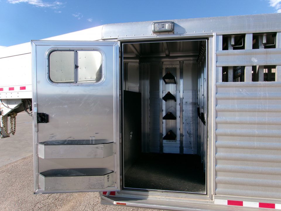 Used 2018 Elite Trailers 7x24 Stock Combo w/ Floating Gates