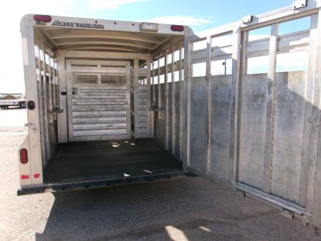 Used 2018 Elite Trailers 7x24 Stock Combo w/ Floating Gates