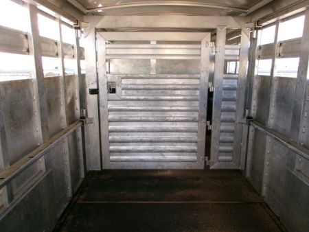 Used 2018 Elite Trailers 7x24 Stock Combo w/ Floating Gates