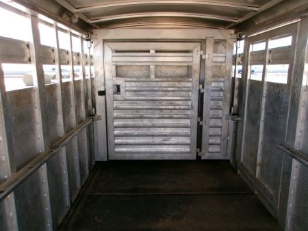 Used 2018 Elite Trailers 7x24 Stock Combo w/ Floating Gates