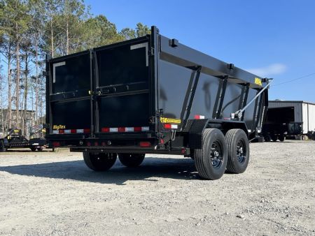New 2027 Big Tex 7x14 Dump Trailer, 20K Hydraulic Jack, 48" Sides, Swing Tarp, 14-Ply Tires