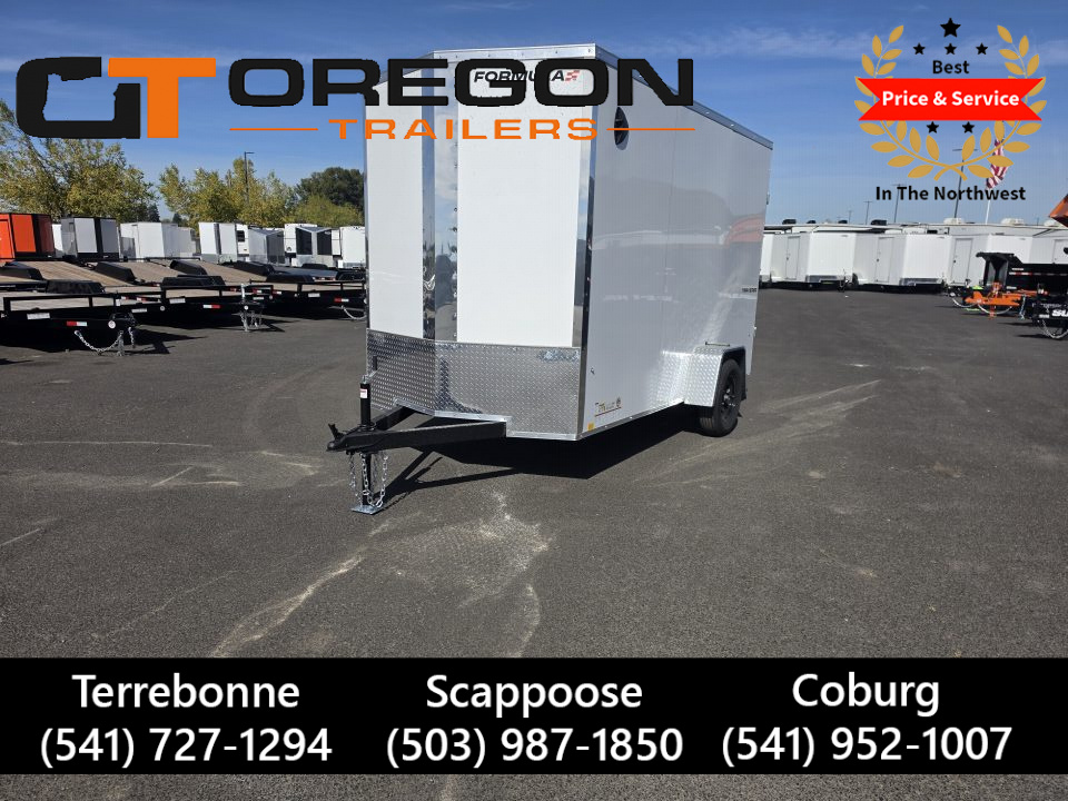 New 2027 Formula Traverse 6 x 12 Enclosed Trailer w/ Double Doors 3K GVWR