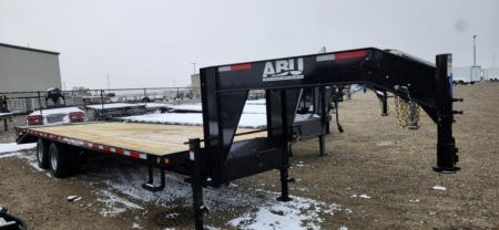 New 2027 ABU 30' TANDEM DUALLY , 12K DUALS Flatbed Trailer
