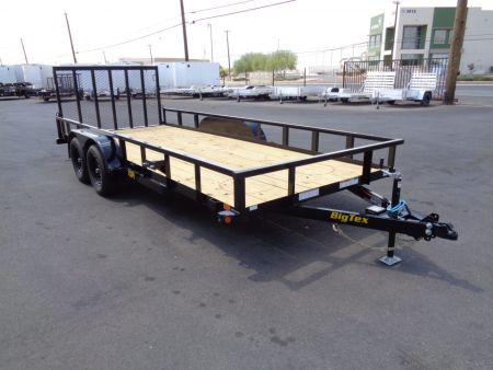 New 2027 Big Tex Trailers * 70PI-18 * 18Ft Tandem Axle Utility Trailer w/ Ramp Gate