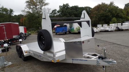 New 2027 Performance Trailers SPECIAL ORDER OPTIONS , Open Car Trailer, Tire Rack, Winch in Box, Spare Tires Car Hauler
