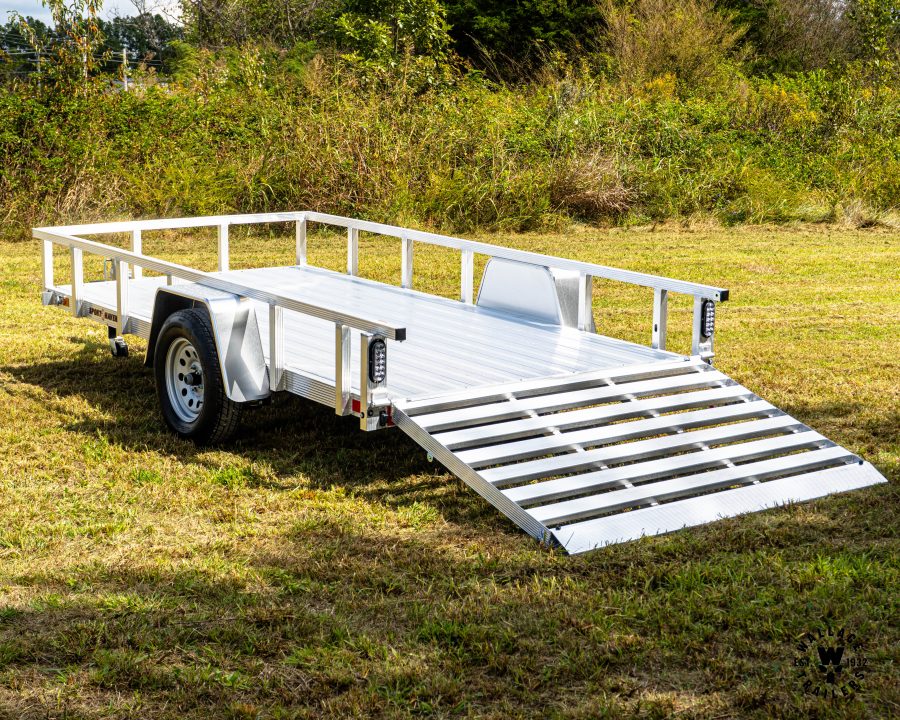 New 2027 Sport Haven 6X12 DELUXE Aluminum Utility Trailer