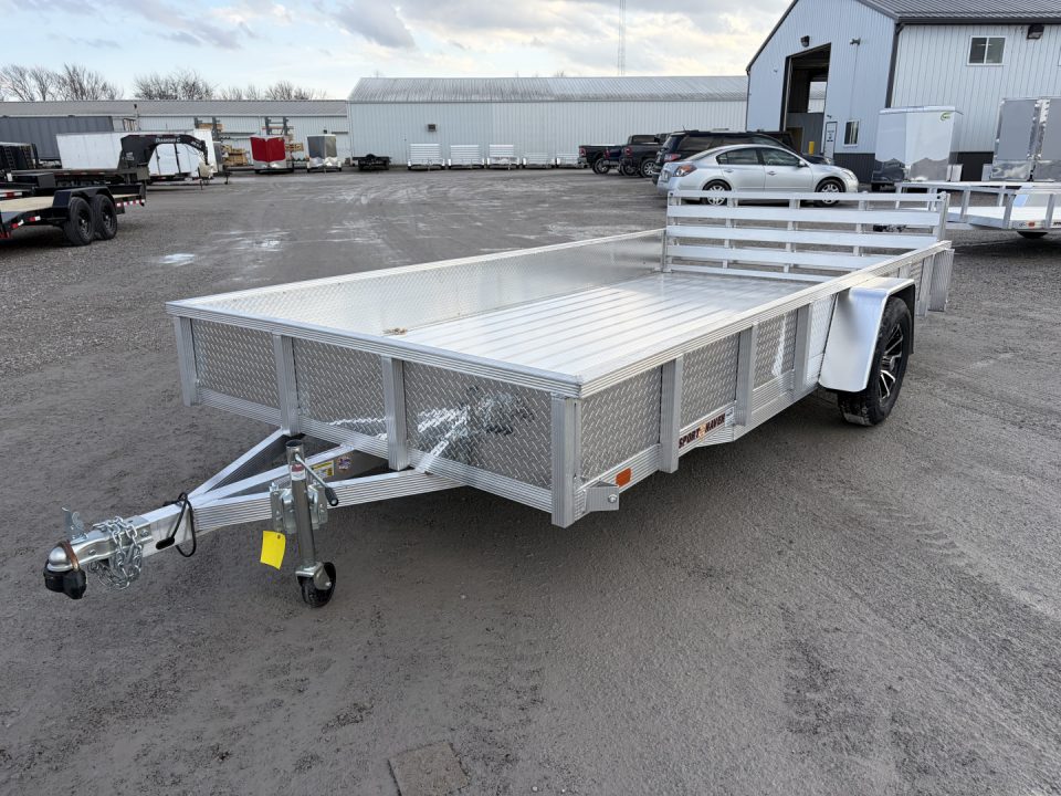 New 2027 Sport Haven AUT714DS-F (7' X 14') 2.9K Aluminum Utility Trailer w/ ATP Sides