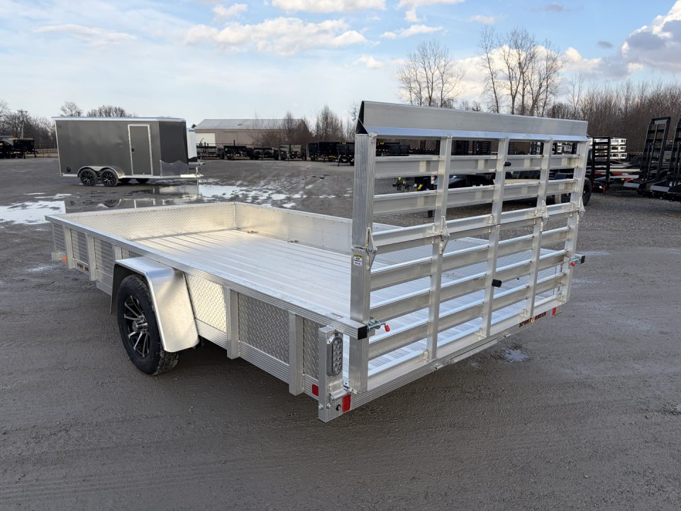 New 2027 Sport Haven AUT714DS-F (7' X 14') 2.9K Aluminum Utility Trailer w/ ATP Sides