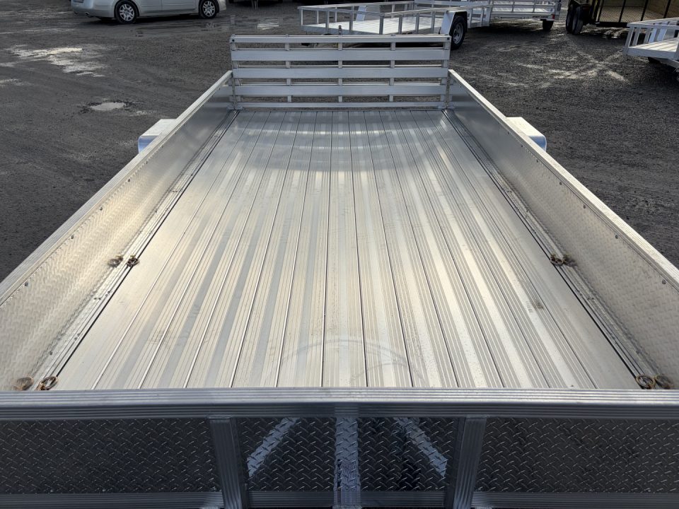 New 2027 Sport Haven AUT714DS-F (7' X 14') 2.9K Aluminum Utility Trailer w/ ATP Sides