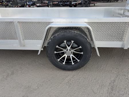 New 2027 Sport Haven AUT714DS-F (7' X 14') 2.9K Aluminum Utility Trailer w/ ATP Sides
