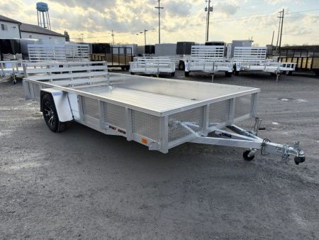 New 2027 Sport Haven AUT714DS-F (7' X 14') 2.9K Aluminum Utility Trailer w/ ATP Sides