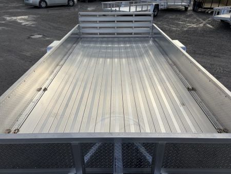 New 2027 Sport Haven AUT714DS-F (7' X 14') 2.9K Aluminum Utility Trailer w/ ATP Sides