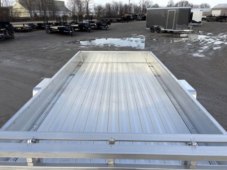 New 2027 Sport Haven AUT714DS-F (7' X 14') 2.9K Aluminum Utility Trailer w/ ATP Sides