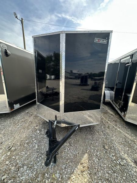 New 2027 HAULIN ENCLOSED HAECO612SA 6X12 SA RAMP DOOR (GVW:2990) BLACK