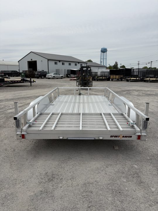 New 2027 Sport Haven AUT714TD-HD (7' X 14') 7K Deluxe Aluminum Utility Trailer