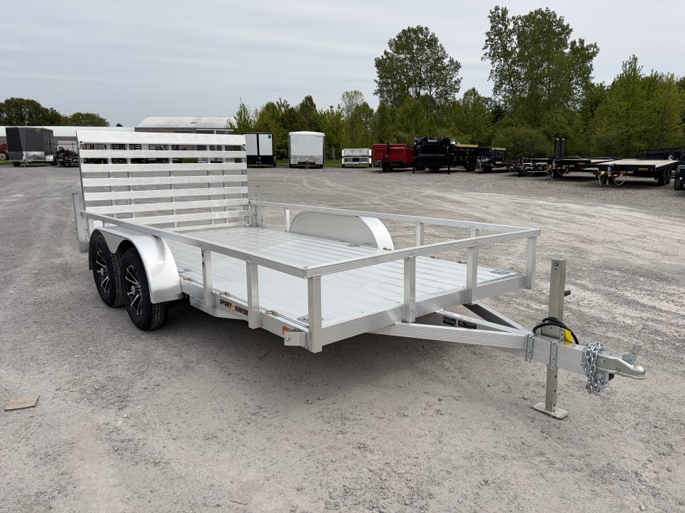 New 2027 Sport Haven AUT714TD-HD (7' X 14') 7K Deluxe Aluminum Utility Trailer