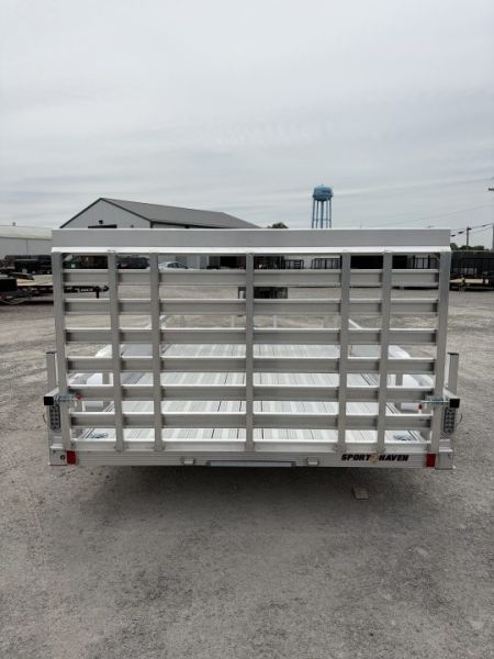 New 2027 Sport Haven AUT714TD-HD (7' X 14') 7K Deluxe Aluminum Utility Trailer