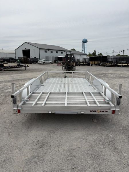 New 2027 Sport Haven AUT714TD-HD (7' X 14') 7K Deluxe Aluminum Utility Trailer