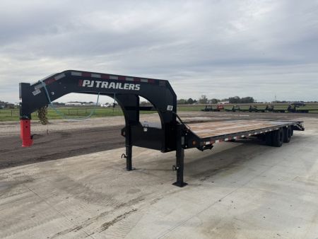 New 2027 PJ Trailers LD32GN Flatbed Trailer