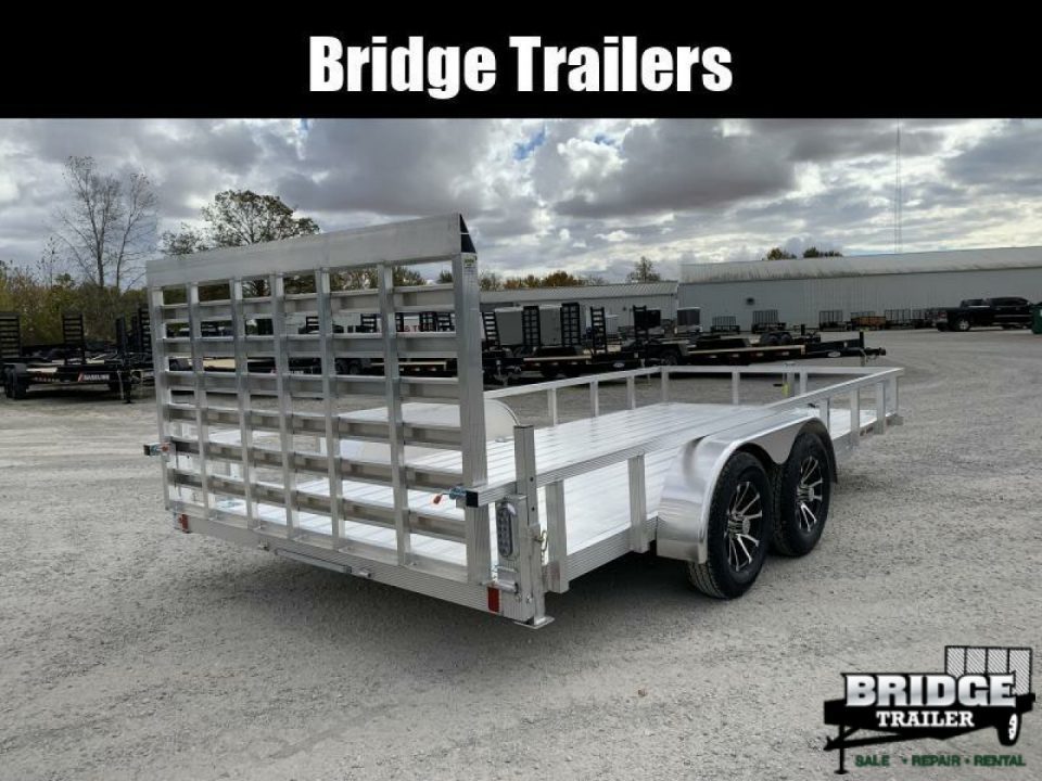 New 2027 Sport Haven AUT716TD-HD (7' X 16') 7K Deluxe Aluminum Utility Trailer