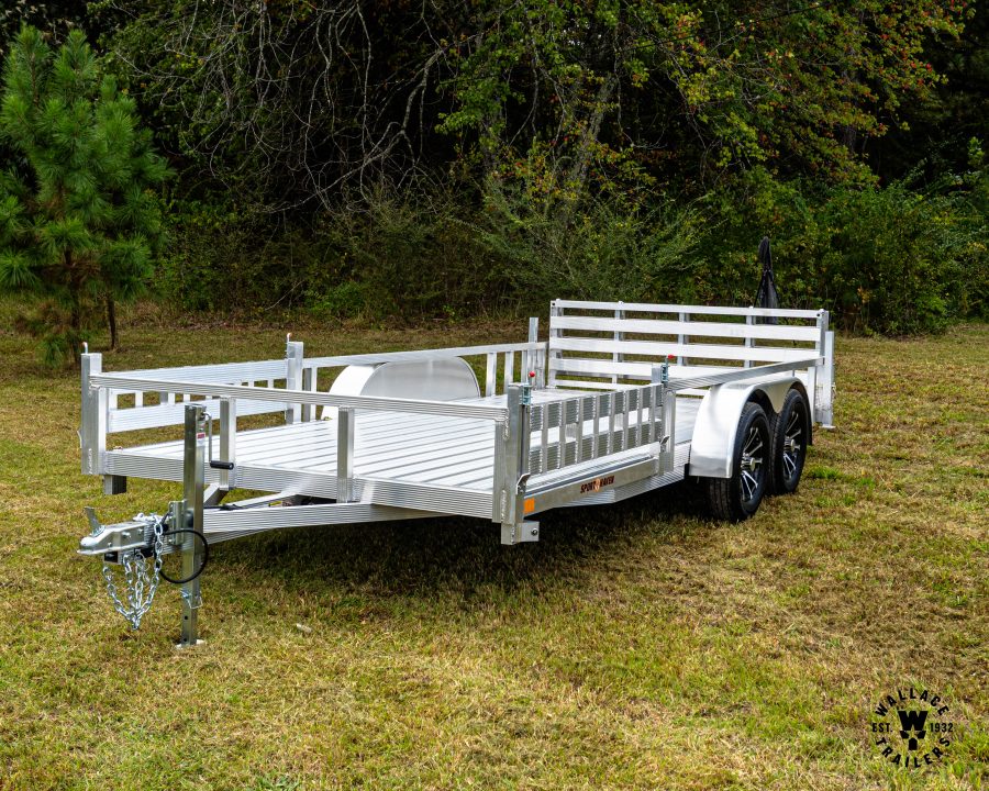 New 2027 Sport Haven 7X16 7K DELUXE Utility Trailer W/ LATERAL REMOVABLE RAMPS
