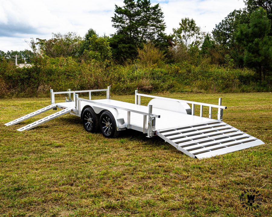 New 2027 Sport Haven 7X16 7K DELUXE Utility Trailer W/ LATERAL REMOVABLE RAMPS