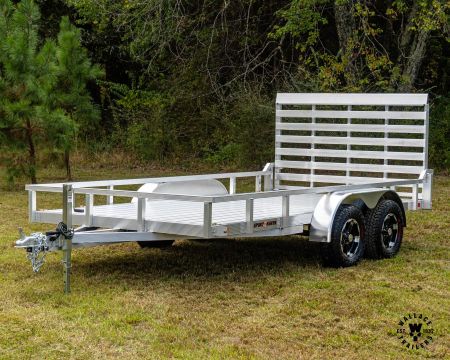 New 2027 Sport Haven 7X14 7K ALUMINUM Utility Trailer