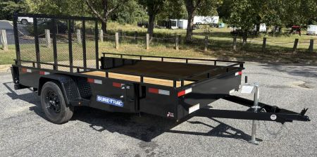 New 2027 Sure-Trac 7x12 Steel Side 3.5k Utility Trailer