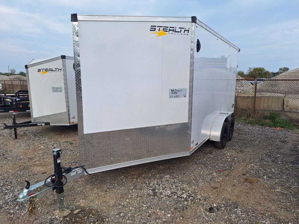 New 2027 Stealth Trailers 7x19 2 Place Premium Snowmobile Trailer