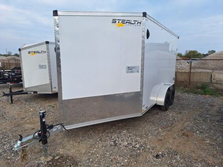 New 2027 Stealth Trailers 7x19 2 Place Premium Snowmobile Trailer