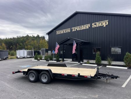New 2027 Quality 7x18 Car Hauler | 9,990 GVWR | Slide-Out Ramps