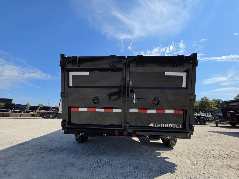 New 2027 Iron Bull DTB8314072 3' Sides Dump Trailer 83x14 With 3' Sides