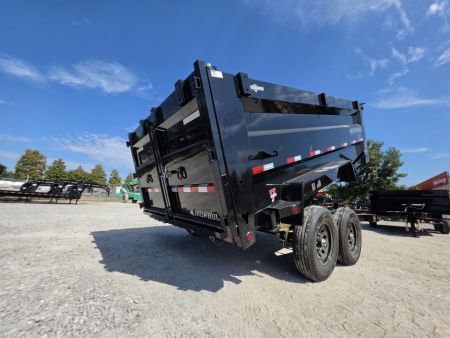New 2027 Iron Bull DTB8314072 3' Sides Dump Trailer 83x14 With 3' Sides