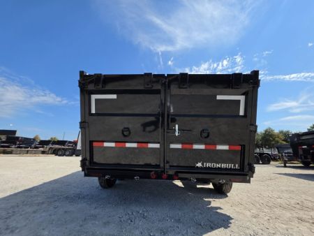 New 2027 Iron Bull DTB8314072 3' Sides Dump Trailer 83x14 With 3' Sides