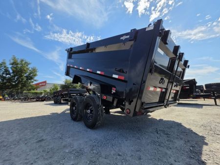New 2027 Iron Bull DTB8314072 3' Sides Dump Trailer 83x14 With 3' Sides